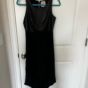 Romeo & Juliet Couture Black Satin High Low Dress​